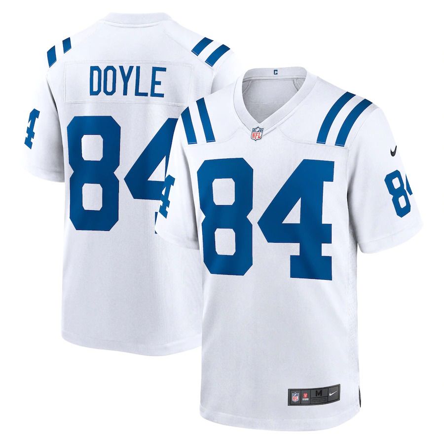 Men Indianapolis Colts #84 Jack Doyle Nike White Game NFL Jersey->indianapolis colts->NFL Jersey